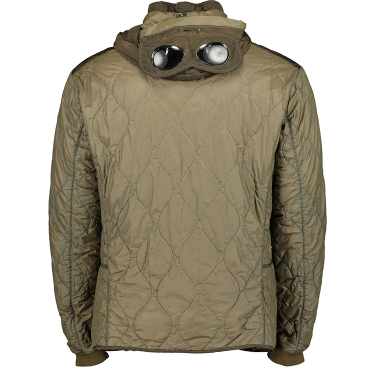 C.P. Nylon Quilted Goggle Jacket - Casual Basement