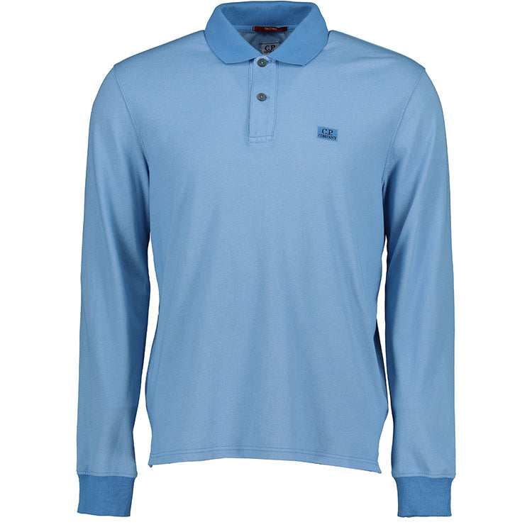 C.P. Long Sleeve Tacting Piquet Polo Shirt - Casual Basement