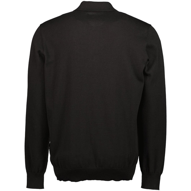 Knitted Long Sleeve Polo - Casual Basement