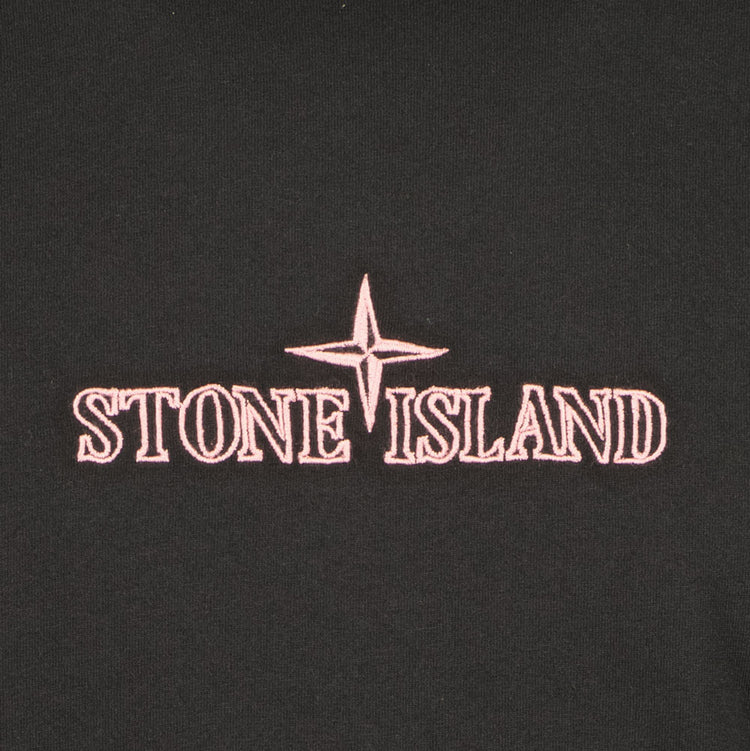 Junior Overlocked Seam Embroidered Logo T-Shirt - Casual Basement