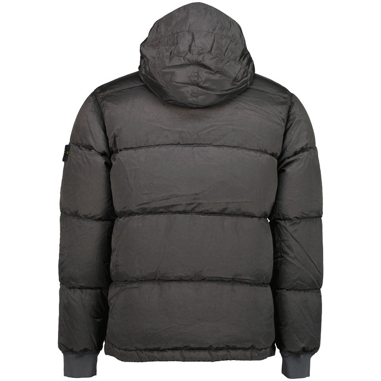 Junior Nylon Metal Hooded Down Jacket - Casual Basement