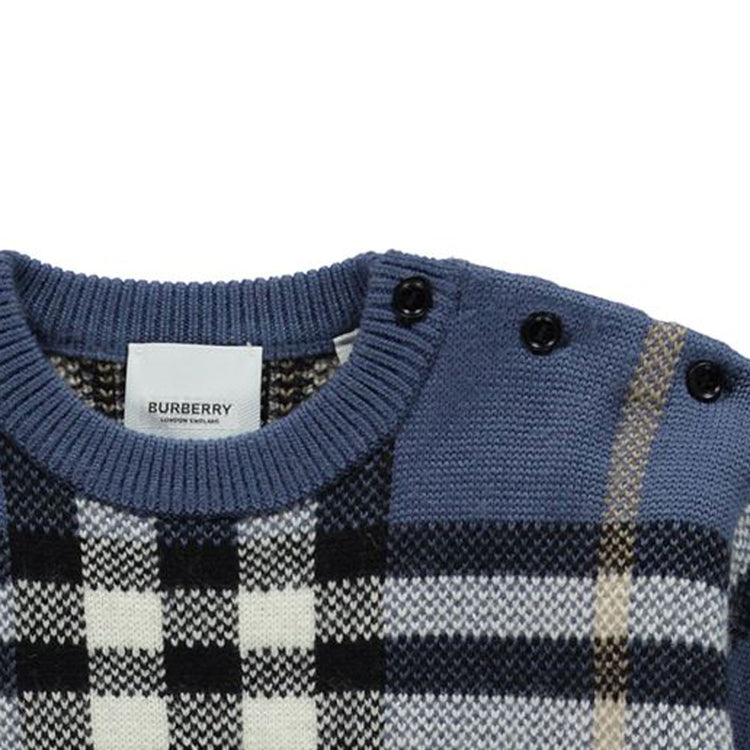 Burberry Kids Denny Check Knit - Casual Basement