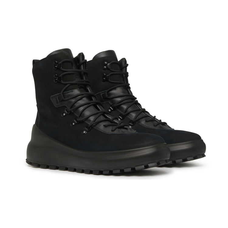 S.I. Round-Toe Lace-Up Ankle Boots - Casual Basement