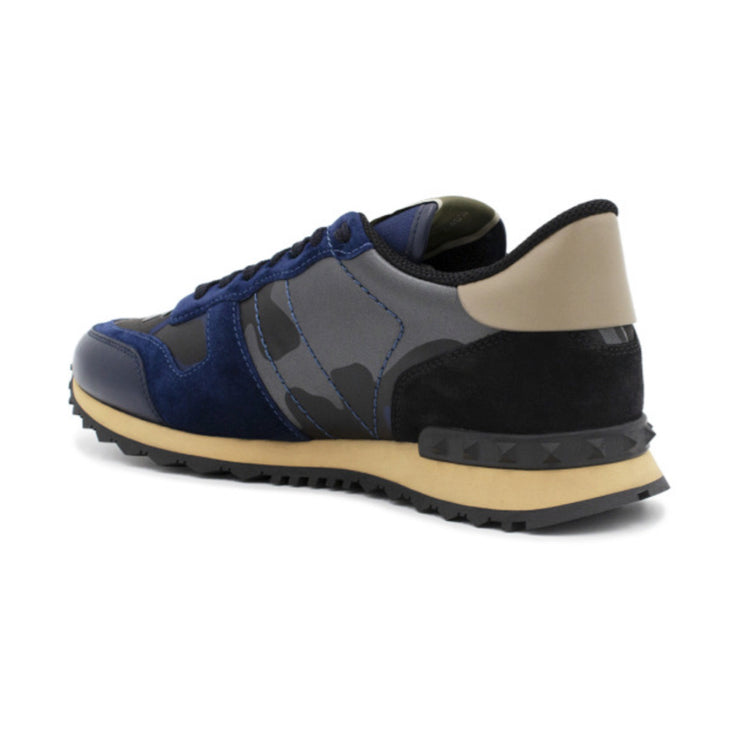 Rockrunner Camo Blue Sneakers - Casual Basement