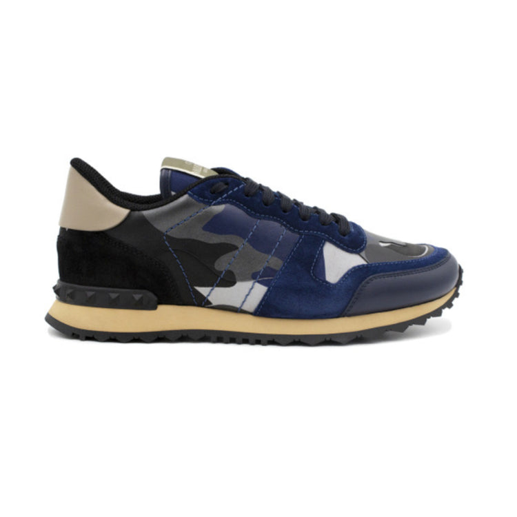Rockrunner Camo Blue Sneakers - Casual Basement