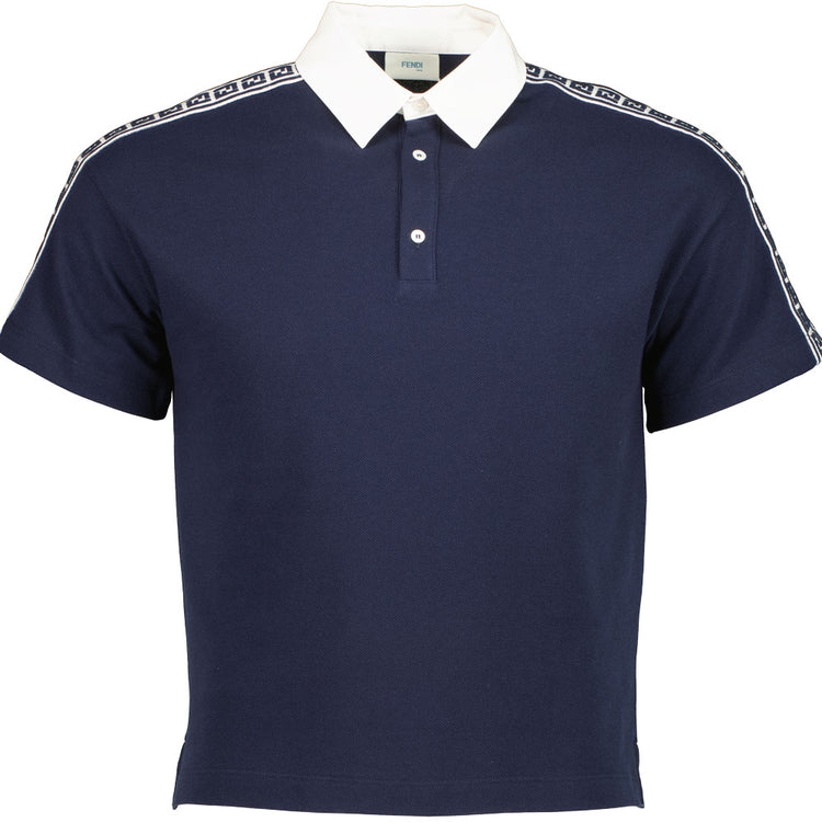 Fendi Kids Logo Tape Polo Shirt - Casual Basement