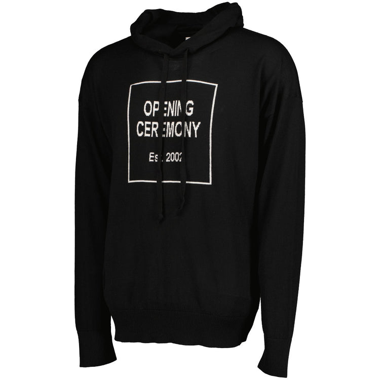 Opening Ceremony Box Logo Hooded Knit - Casual Basement