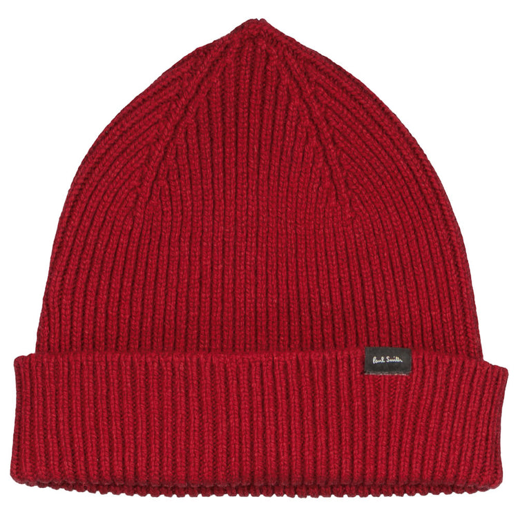 Paul Smith Logo Tag Cashmere Beanie - Casual Basement