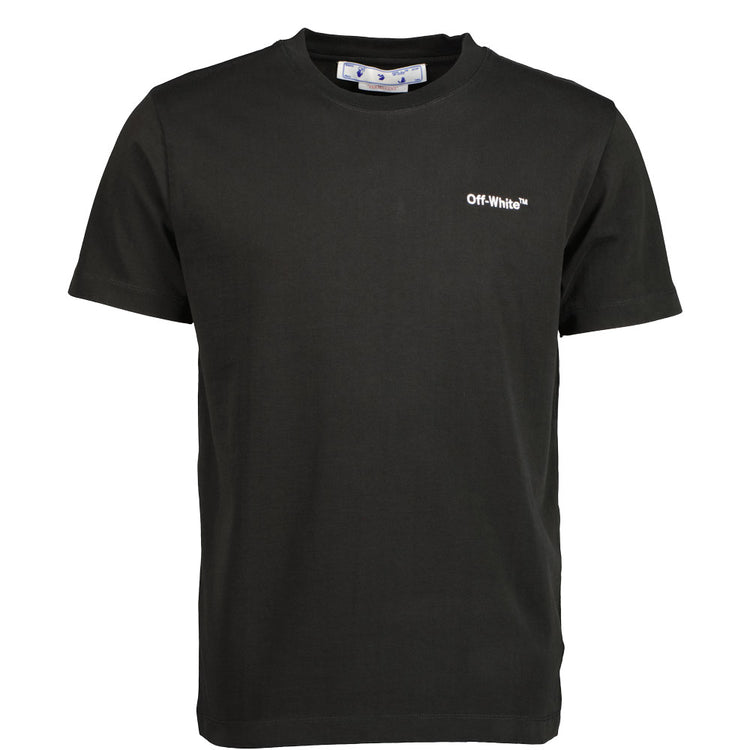 Off-White Embroidered Logo T-Shirt - Casual Basement