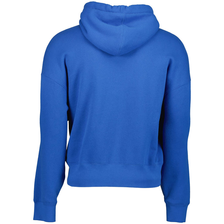 Oversized Leopard Teddy Logo Hoodie - Casual Basement