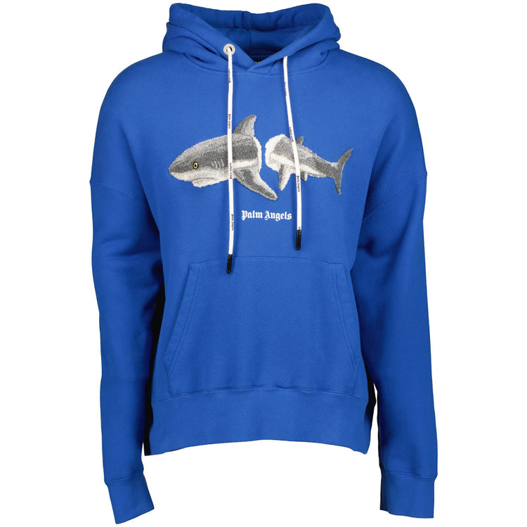 Oversized Shark Logo Hoodie - Casual Basement