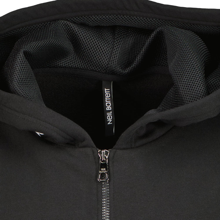 Neil Barrett Thunderbolt Zip Hoodie - Casual Basement