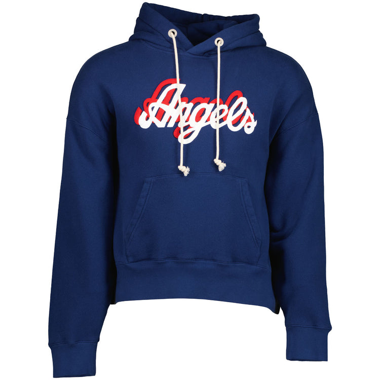 Oversized Angels Logo Hoodie - Casual Basement