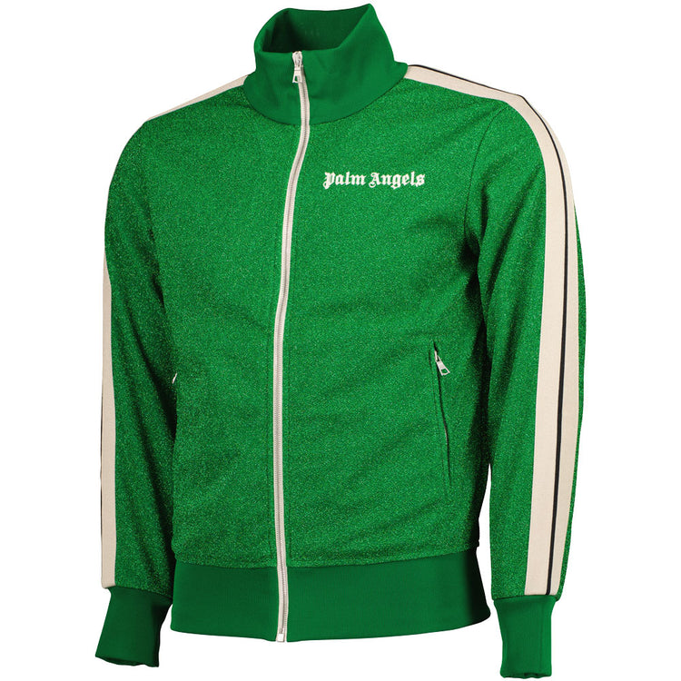 Lurex Logo Print Track Jacket - Casual Basement