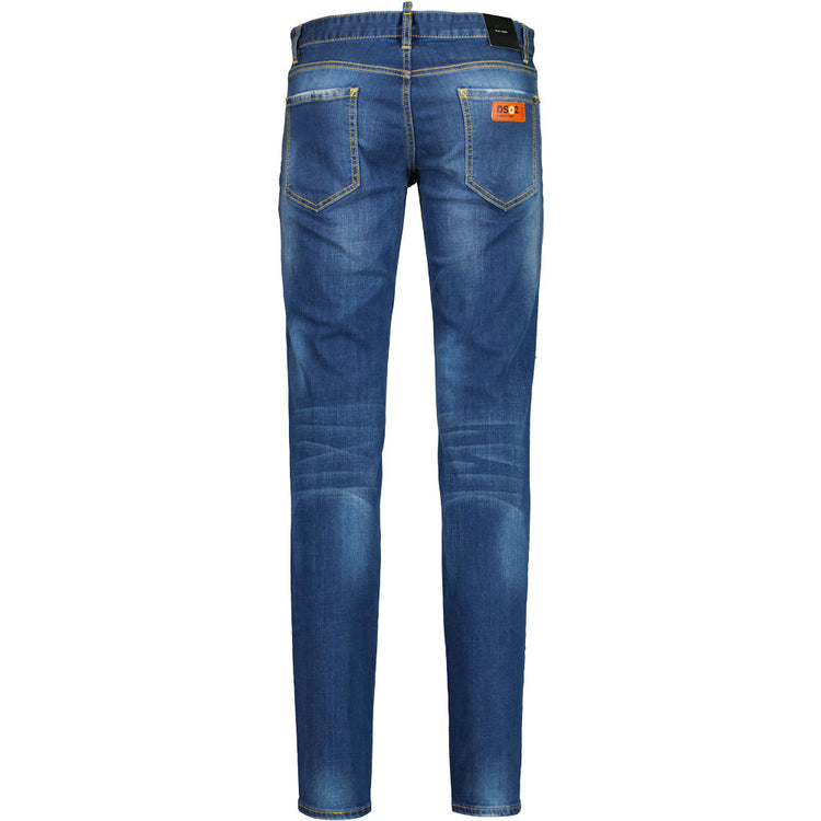 Distressed Denim Slim Jeans - Casual Basement