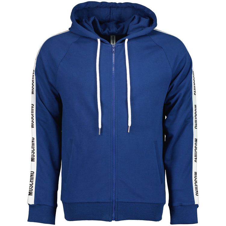 Logo Tape Zip Hoodie - Casual Basement