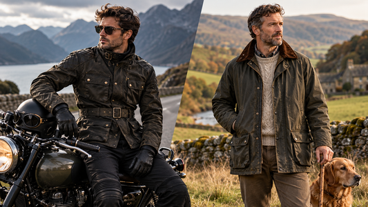 Belstaff vs Barbour: two waxed cotton traditions and which one actually suits you