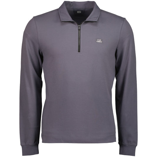 Long Sleeve Stretch Piquet Zip Polo - Casual Basement