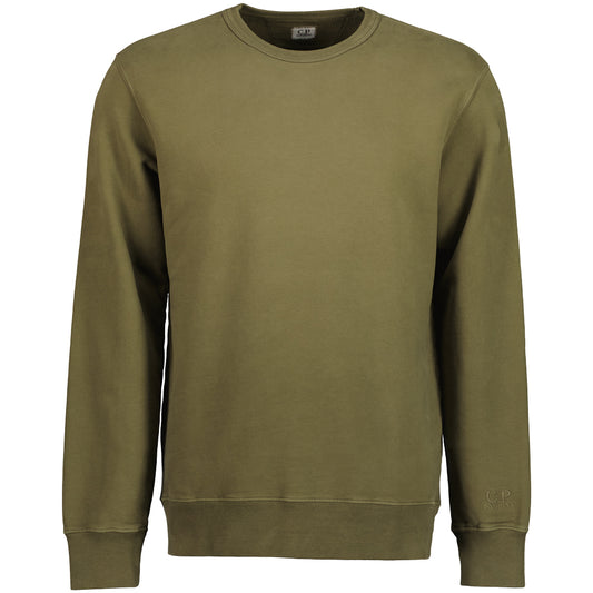 Brushed Fleece Embroidered Cuff Sweatshirt - Casual Basement