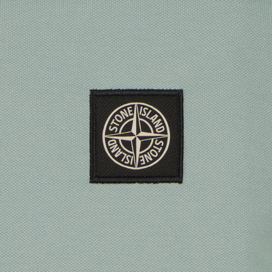 Patch Logo Stretch Piqué Polo Shirt - Casual Basement