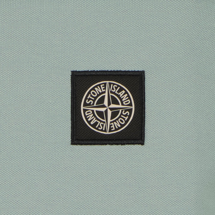 Patch Logo Stretch Piqué Polo Shirt - Casual Basement