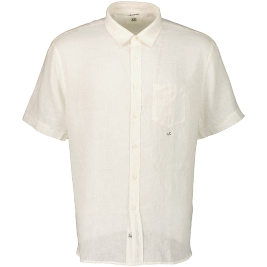 Short Sleeve Linen Shirt - Casual Basement