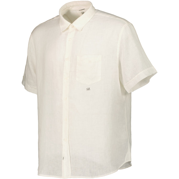 Short Sleeve Linen Shirt - Casual Basement