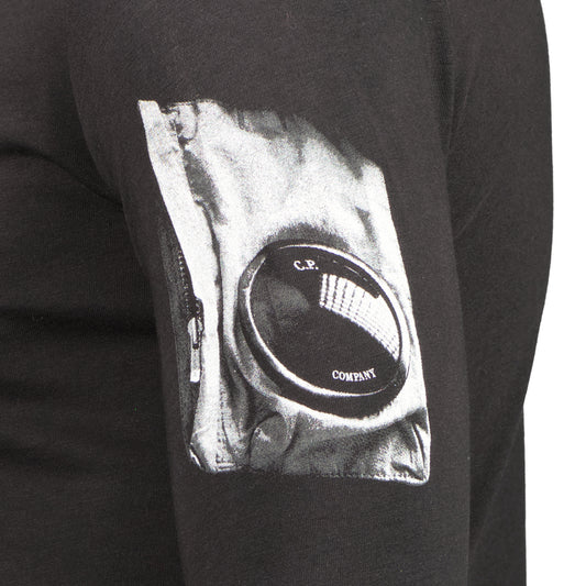 Junior Long Sleeve Logo Print T-Shirt - Casual Basement