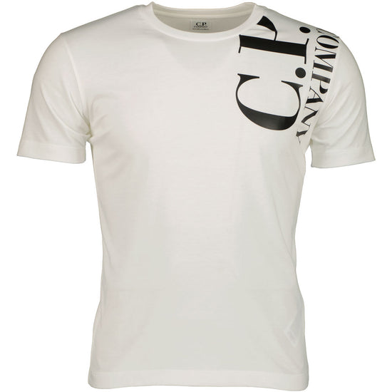 C.P. Company UnderSixteen | Junior Shoulder Logo T-Shirt - Gauze White