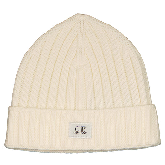 Merino Knit Logo Patch Beanie - Casual Basement