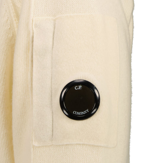 Knitted Zip-Up Lens Cardigan - Casual Basement