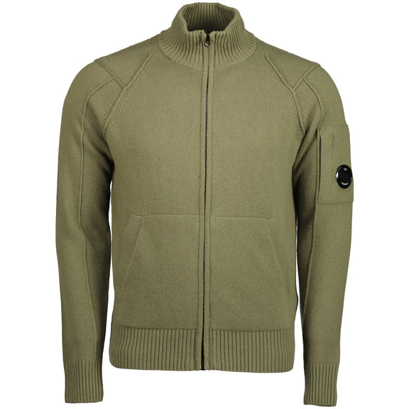 Knitted Zip-Up Lens Cardigan | Casual Basement