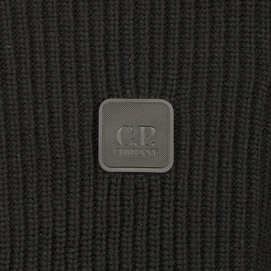 Patch Logo Hooded Knit - Casual Basement