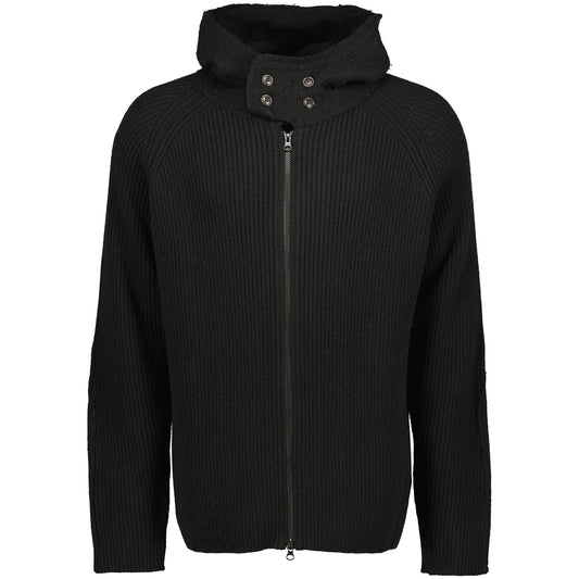Lambswool Hooded Goggle Knit - Casual Basement