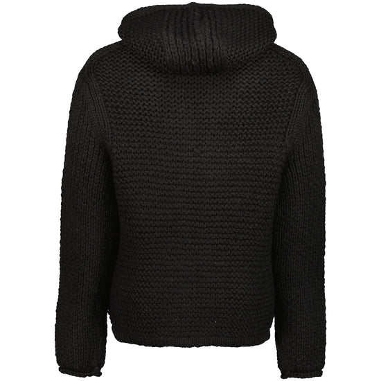 Handmade Wool Hooded Heavy Knit - Casual Basement