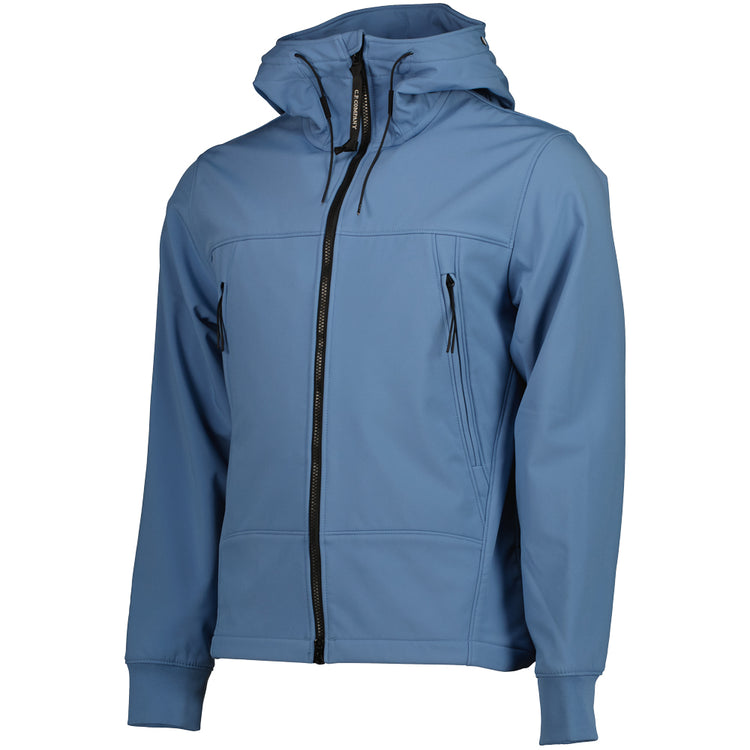 C.P. Company | Shell-R Goggle Jacket - Riviera Blue