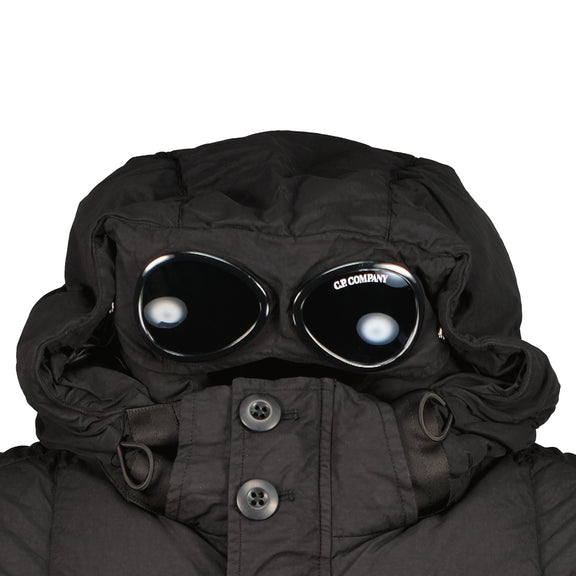 C.P. Company | Flatt Nylon Down Goggle Jacket - Black