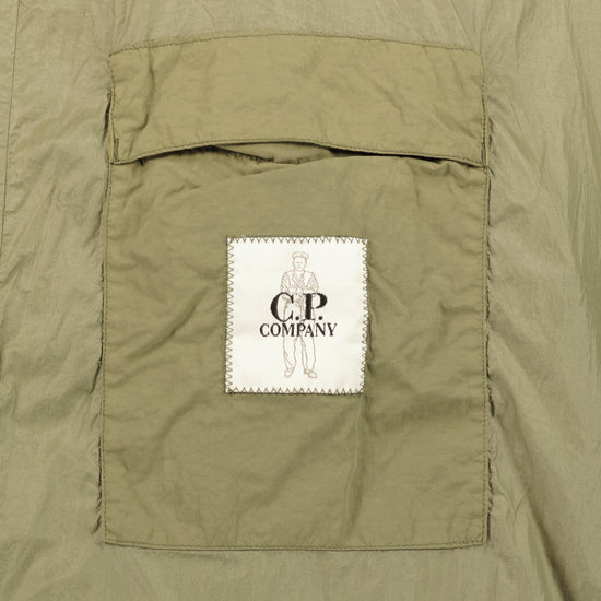 Long Flatt Nylon Down Lens Jacket - Casual Basement