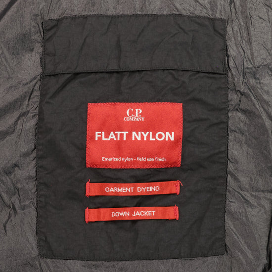 Long Flatt Nylon Down Lens Jacket - Casual Basement