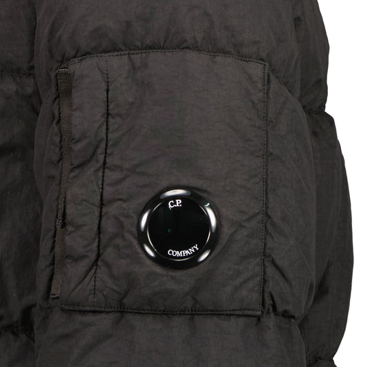 Long Flatt Nylon Down Lens Jacket - Casual Basement