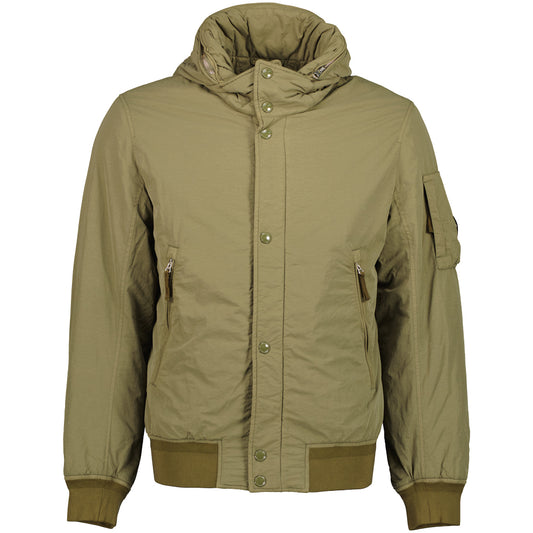 Flatt Nylon Padded Lens Jacket - Casual Basement