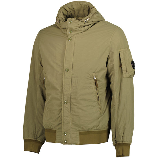 Flatt Nylon Padded Lens Jacket - Casual Basement