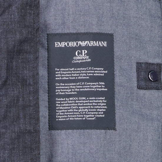 C.P. Company x Armani Wool Gum Bomber Jacket - Casual Basement