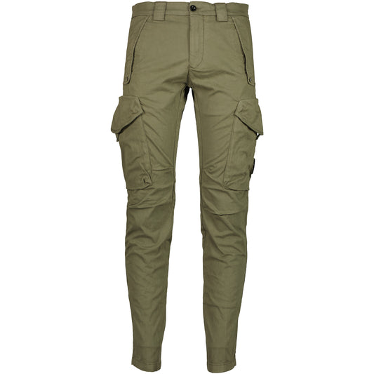 Stretch Satin Lens Cargo Pants - Casual Basement