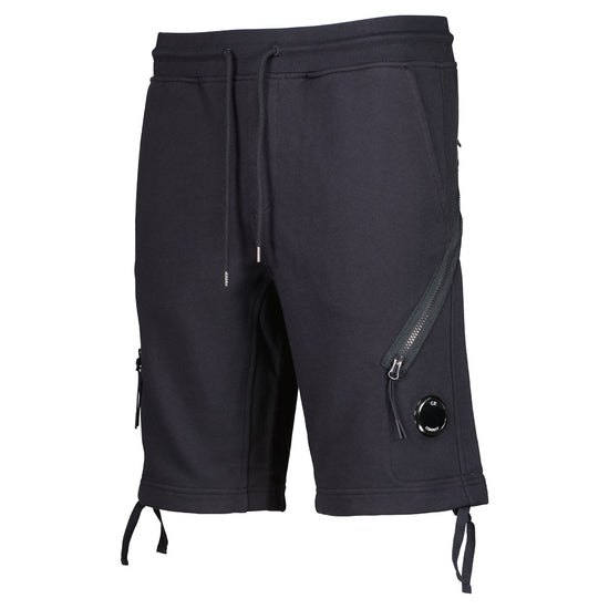 Diagonal Fleece Lens Sweat Shorts - Casual Basement