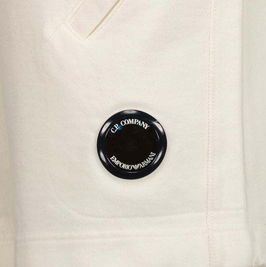 C.P. Company x Armani Diagonal Fleece Lens Sweat Shorts - Casual Basement