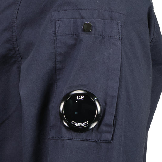 Gabardine Zip Up Lens Overshirt - Casual Basement