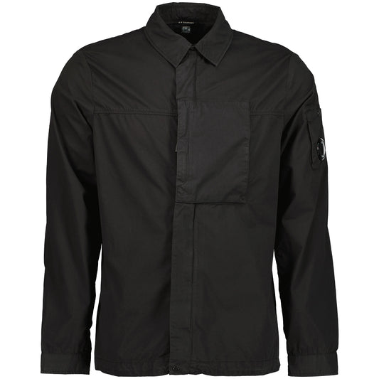 Gabardine Zip Up Lens Overshirt - Casual Basement