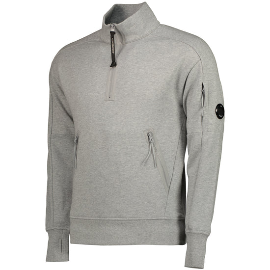 Quarter Zip Lens Fleece Sweatshirt - Casual Basement