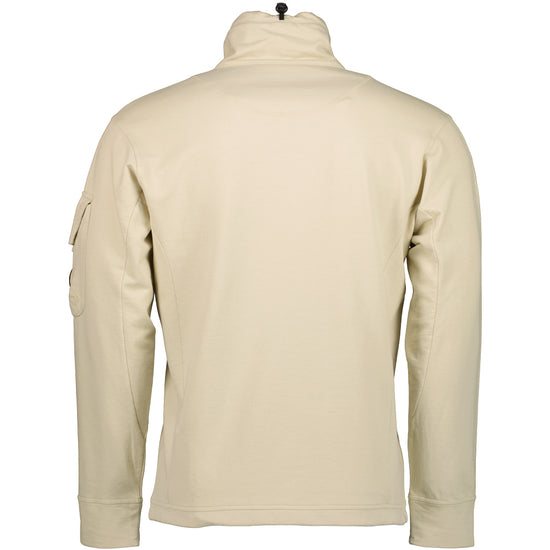 Light Fleece Polo Collar Lens Sweatshirt - Casual Basement